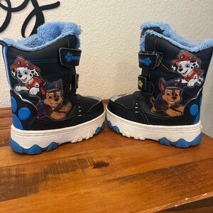 Paw Patrol Black and Blue Kids Boots